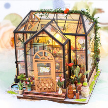 Handmade DIY Flower House 3D Handmade Assembly Small House Model