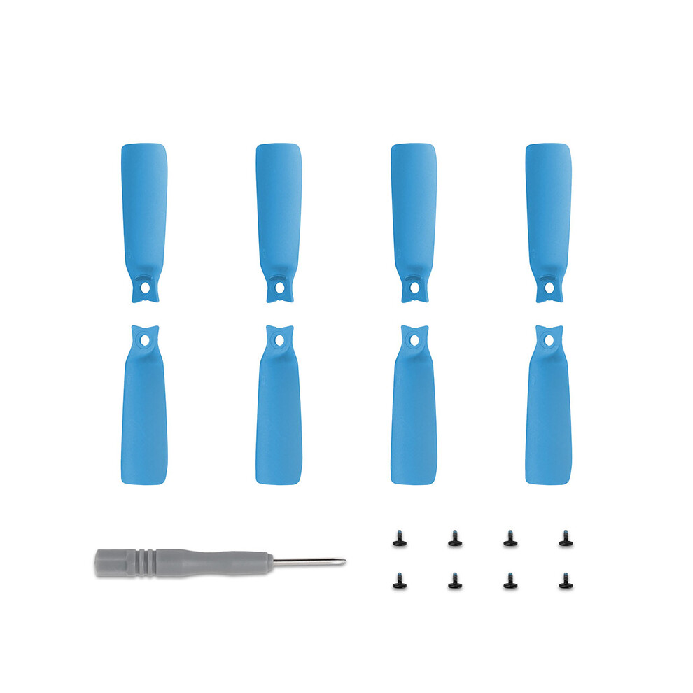 (Blue) Propeller Vlog Aerial Camera 4022F Coloured Paddles Lightweight Drone Wing Accessories For Flip Blue 713929769278