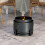 Outsunny Outsunny 37cm Smokeless Wood Burning Firepit Metal Fire Pit, Black 1