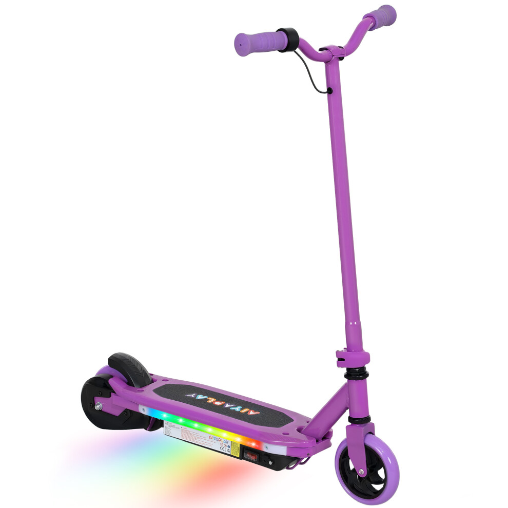 Aiyaplay Electric Scooter For Ages 6 To 14 Years, With Colourful Lights