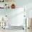 Homcom HOMCOM Adjustable Kids Gymnastics Bar Horizontal Training Steel, Light Blue 9