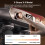 Fascia Gun 6 Heads Massage Gun - Deep Tissue Relief for Full Body + Free Gift: 3pc USB Cable Organizer 4