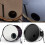 2X Bass Drum Enhancer ABS Rubber Bass Drum Kick Enhancer with Black Port Hole Protector,Mic Hole Drum Head,Red 5