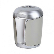 (Silver, One size) Creative Car Smoking Ashtray For Mercedes-benz Flame Retardant With Led Light Cigar Ashtray - Car Ashtray