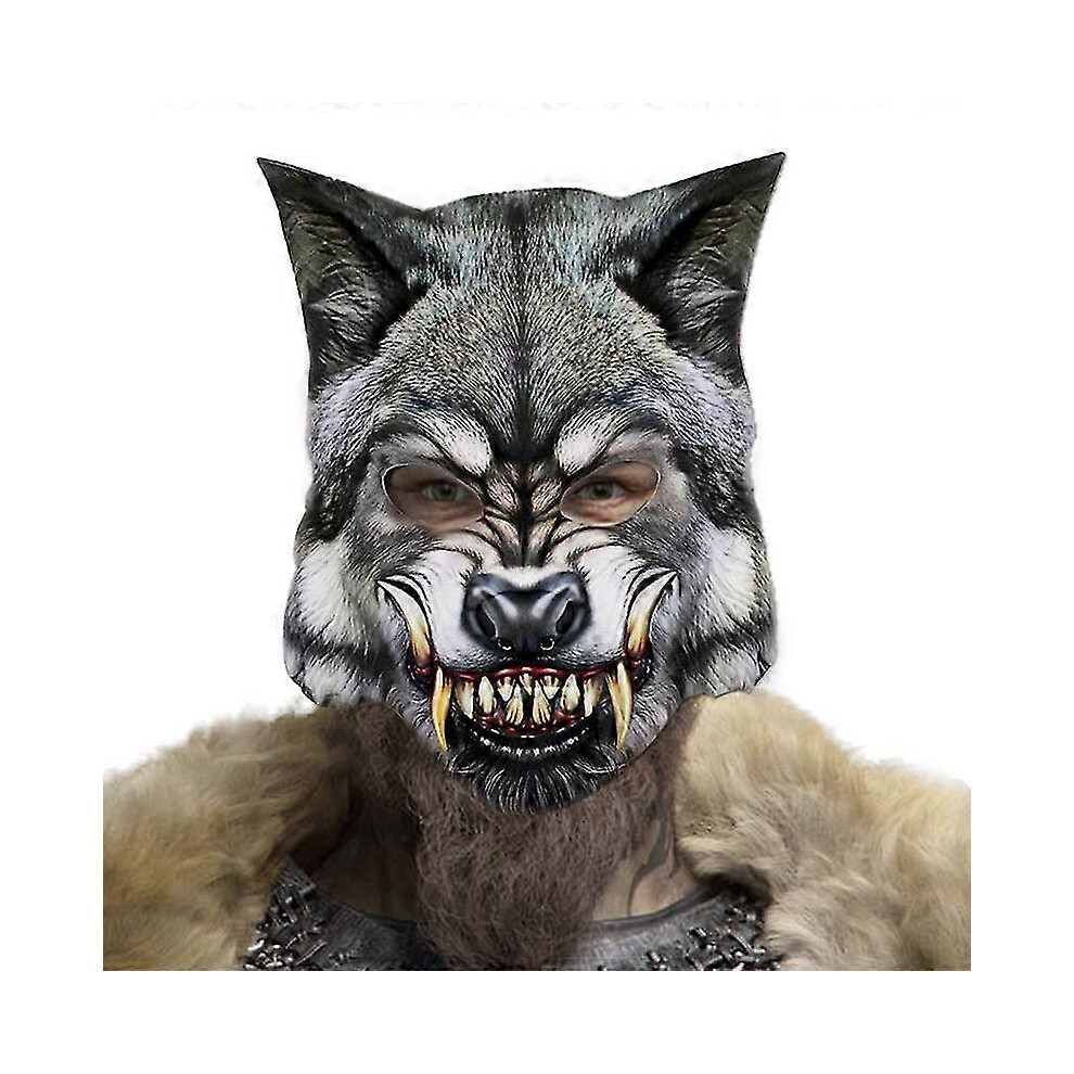 (style 1) Wolf Mask Masquerade Wolves Masks Retro Werewolf Party Mask For Adult Halloween Decor party