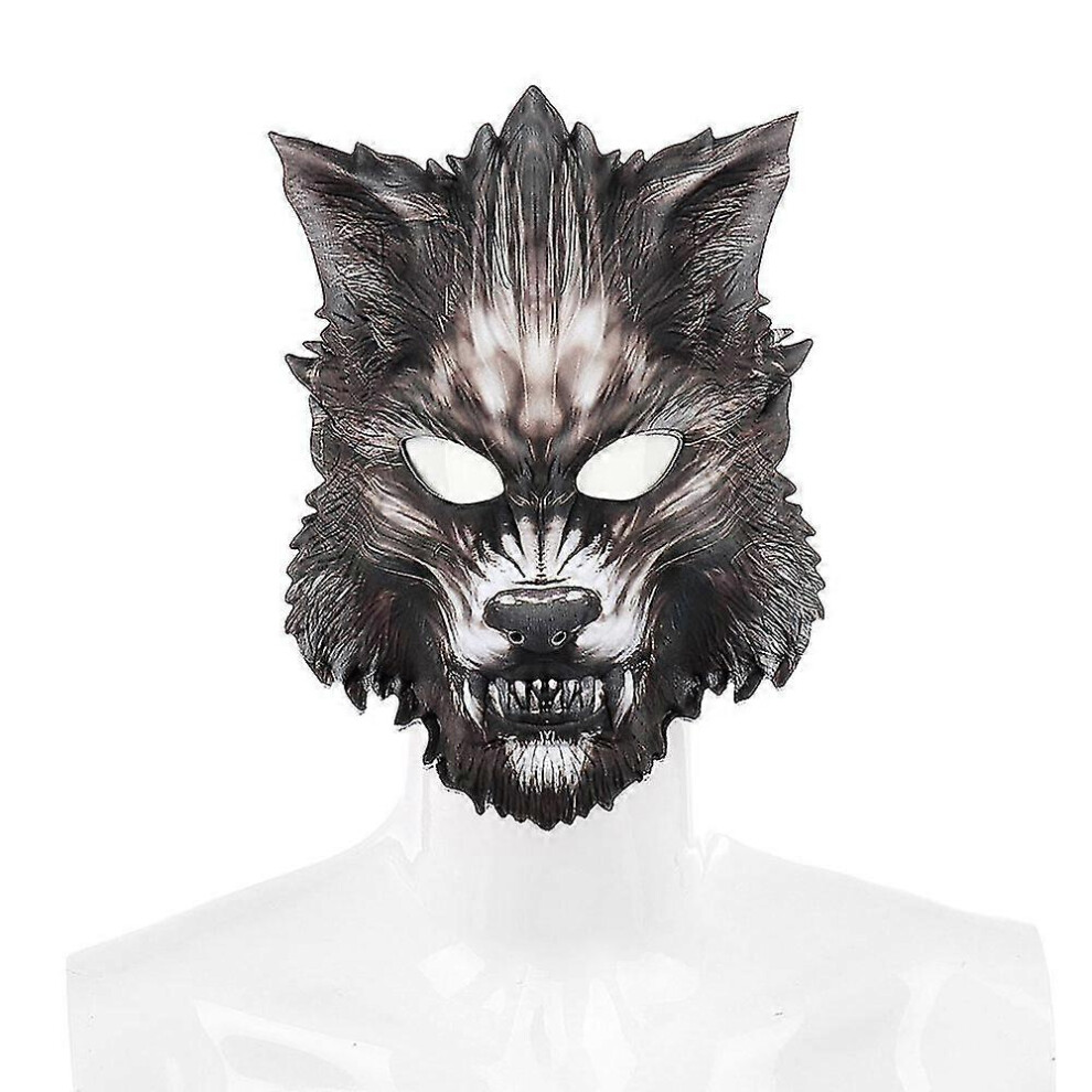 (style 2) Wolf Mask Masquerade Wolves Masks Retro Werewolf Party Mask For Adult Halloween Decor party