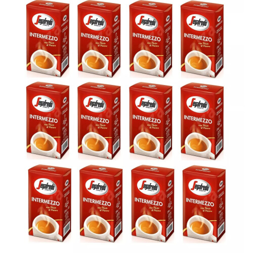 Segafredo Intermezzo Ground Coffee Beans 3 Kg (12 x 250g)