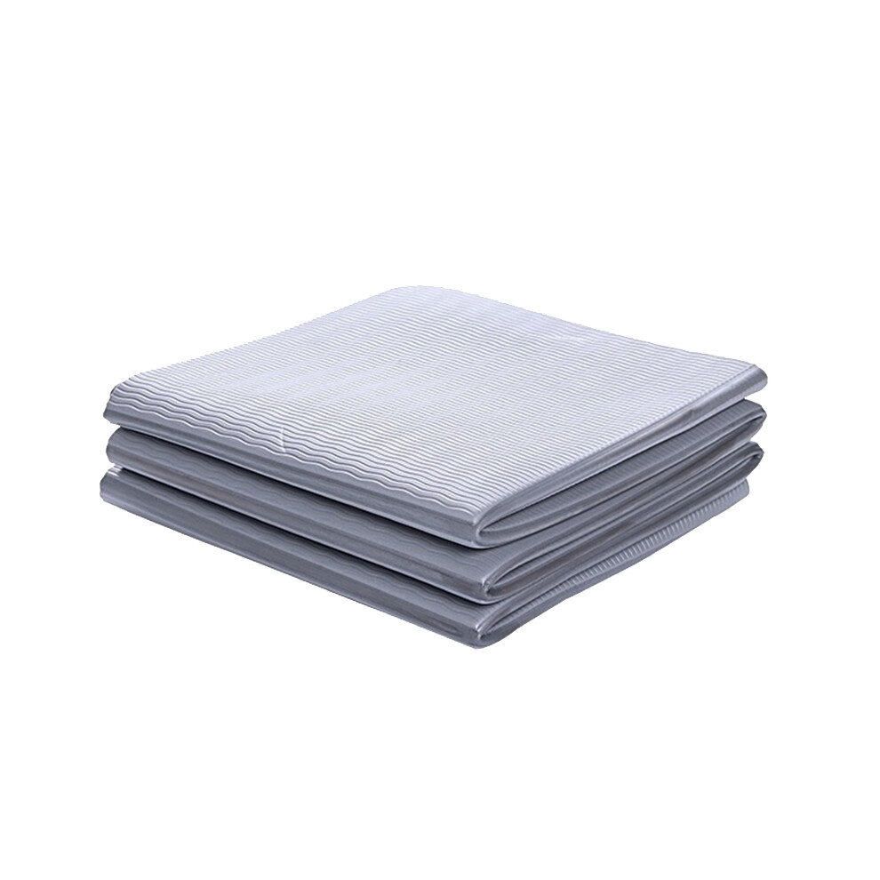 Biegsamer Yoga-Teppich Aus 6 Mm Dickem Tpe, EntzüNdungshemmend, Biegsam FüR Den Sportbereich, Zu Hause, Grau-image