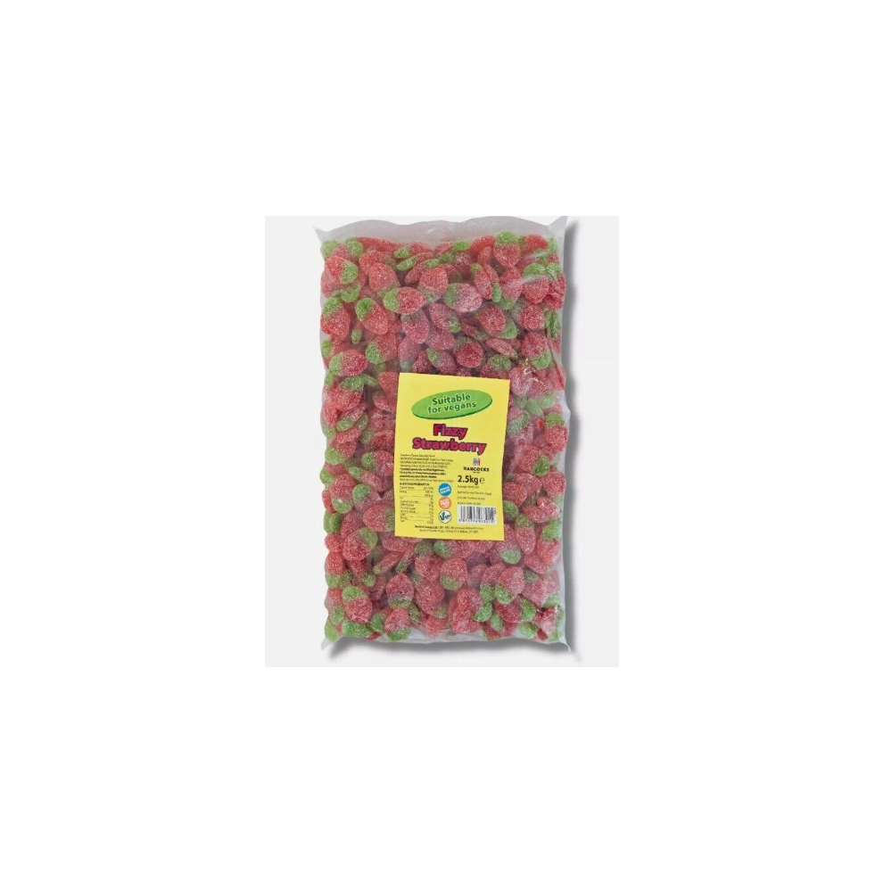 Phoenix Kingsway Mega Value Vegan Fizzy Strawberries 2.5Kg
