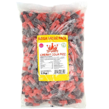 Kingsway Mega Value Vegan Cherry Cola Fizz Bottles Bag 2.5kg