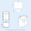 NES Home Nes Home Matte Grey 1000mm Freestanding Cabinet Ceramic Basin WC Unit Flat Pack 7