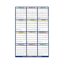 23 x 35 in. 2025 Wall Calendar Dry Erase - Large Calendar Wet and Dry Eraseable