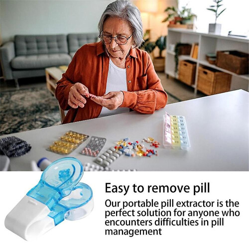 Pill Storage Box Not Easy To Drop for Old People And Children 1