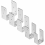 Heavy Duty Galvanised Bolt Down U Post Support Base Bracket 4mm Steel Fence Post Holder 2