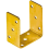 Heavy Duty Galvanised Bolt Down U Post Support Base Bracket 4mm Steel Fence Post Holder 6