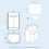 NES Home Nes Home Matte Grey 1100mm Freestanding Cabinet Ceramic Basin WC Unit Flat Pack 7
