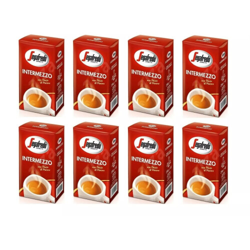 Segafredo Intermezzo Ground Coffee Beans 2 kg (8 x 250g)