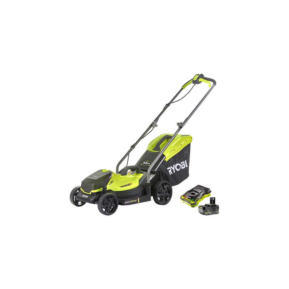 Ryobi One+ 33Cm Lawn Mower 18V Rlm18x33b40 4.0Ah Kit