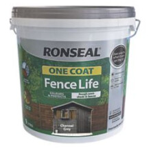 Ronseal - One Coat Fence Life 5L - Charcoal Grey