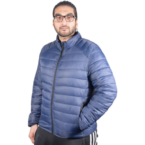 True Face (Navy, M) Mens Padded Jackets Water Resistant Bomber Coat 2