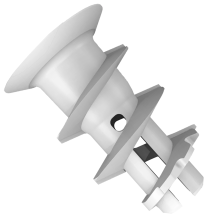 (20 pcs) Nylon Driva Plasterboard Cavity Wall Plugs 6.0 x 24.5mm Self-Tapping Anchors for Drywall, Gypsum Board and Aircrete