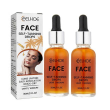 2PCS Fake Tan No Streaks Magic Self Tanning Drops for Moisturiser Face Body Glow