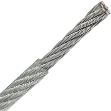 PVC Coated Wire Rope Galvanised Steel Cable 6x7 Fibre Core DIN 3055 Clothesline Garden 3mm to 8mm