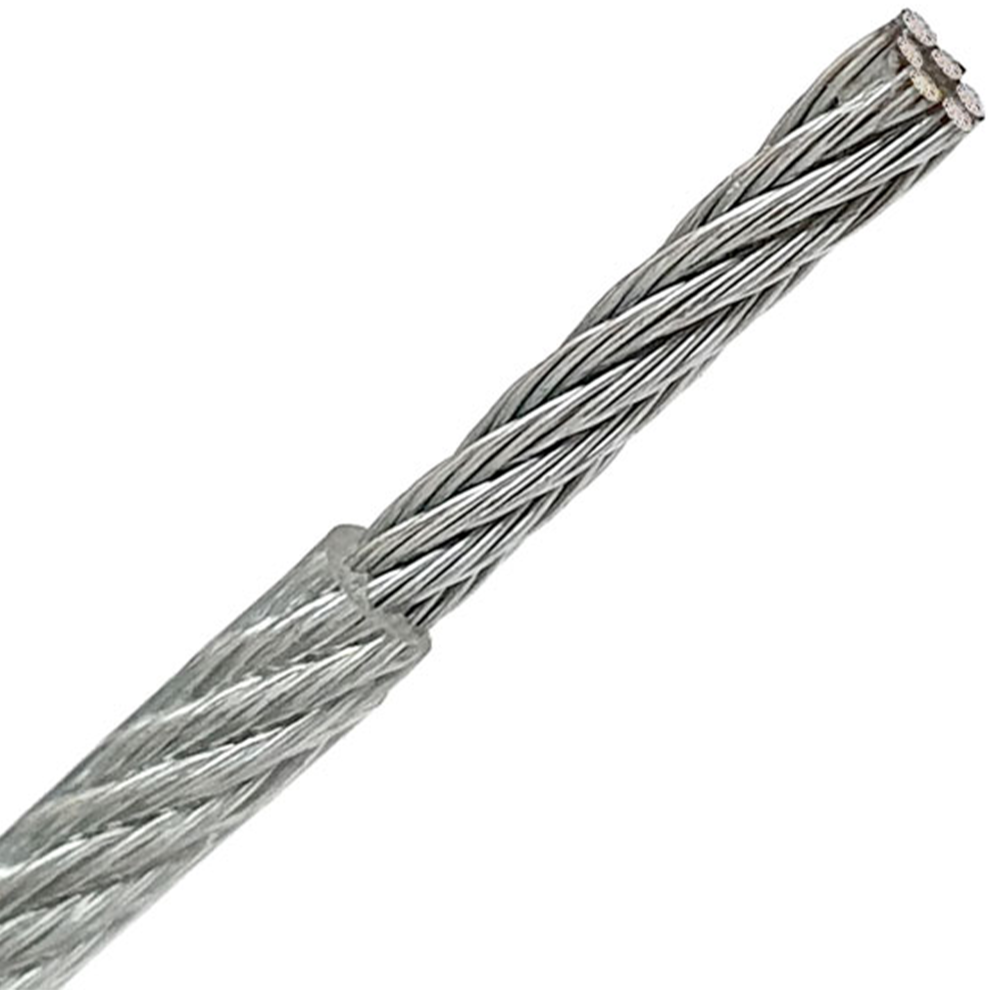 (Diameter: 6Mm, Length: 10M) Wire Rope Pvc Coated Premium Galvanised Steel Zinc Metal Cable 5056523224701