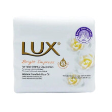 Lux Bright Impress Bar Soap Infused with Japanese Camellia and Citrus Oil 3-Pack