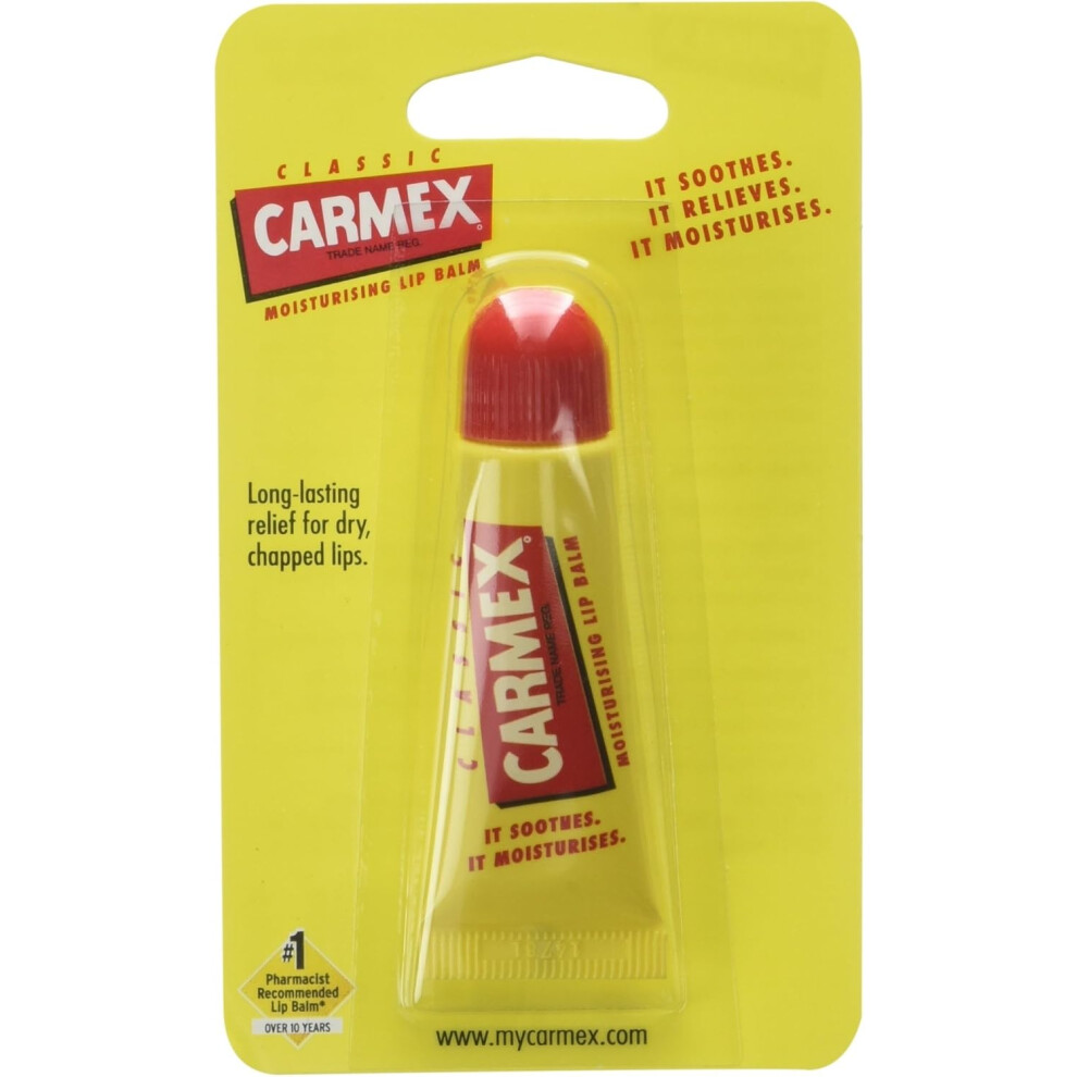 Carmex Moisturising Lip Balm, Classic, 10g