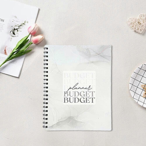 Undated 12 Month Budget Planner, Budget with Bill Organizer and Expense Tracker 1