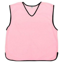 (Pink, Senior Mens( XL to XXL)) Training Bibs Sports Mesh Bibs Football Soccer Rugby Sports Bibs Function Party Outdoor Bibs- Pack of 10 Bibs