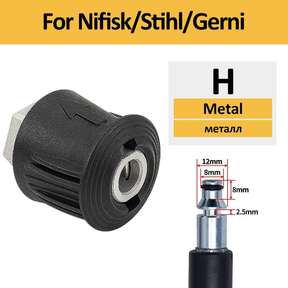 (as the picture) Pressure Washer Hose Connector Converter Power Washer Outlet Adapter M22 For Karcher Nilfisk Stihl High Pressure Washer Hose