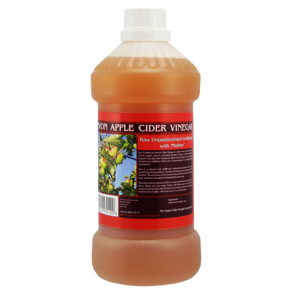 The Devon Apple Cider Vinegar Company Apple Cider Vinegar Tonic With 'Mother' - 1000Ml - Raw & Unfiltered