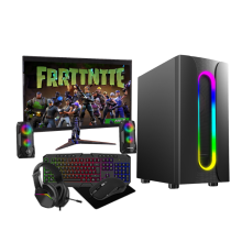 Gaming PC Bundle i5 16GB RAM 1TB+128GB SSD GT1030 4GB / 22" Monitor + Speakers