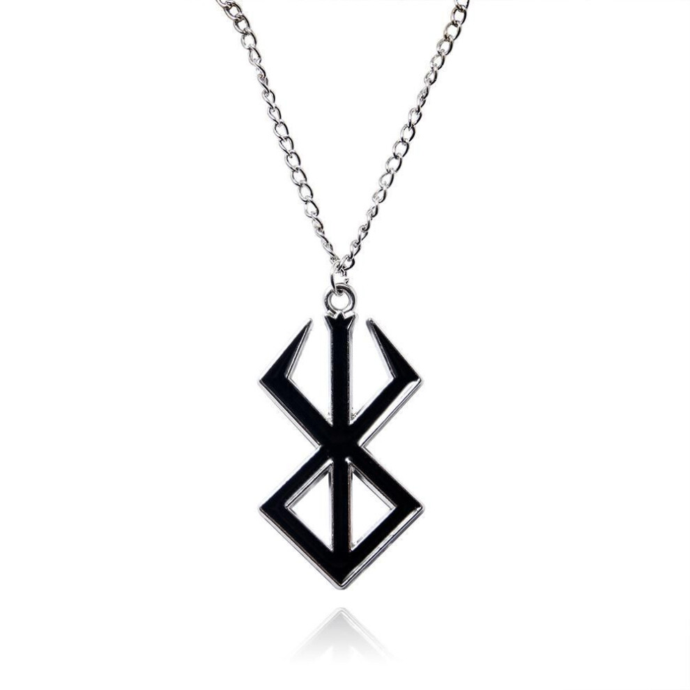 (as the picture, 3) Game Berserk Logo Pendants Necklace Sword Wind Legends Choker For Women Men Jewelry Gift
