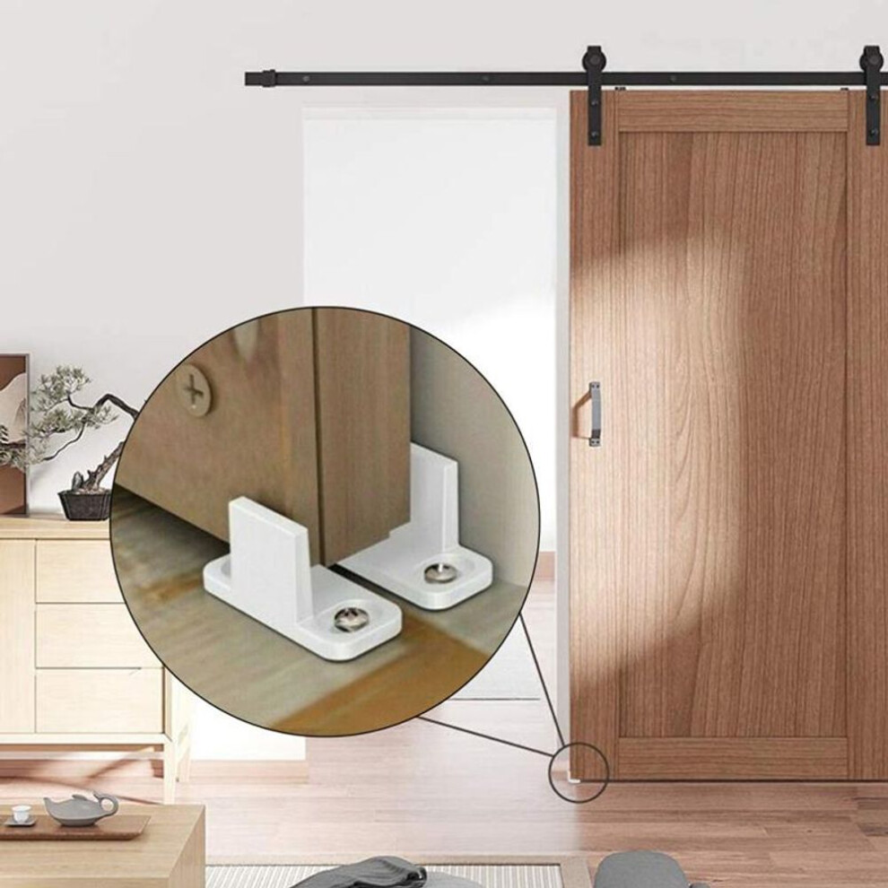 2pcs Sliding Barn Door Floor Guide Adjustable Stay Roller For Bottom Of Sliding Door Anti Swinging Furniture Hardware Accessory
