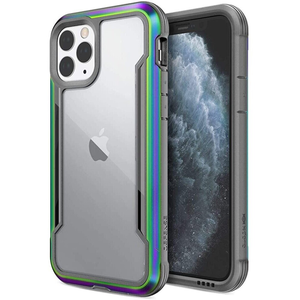 For iPhone 11 Pro  Irdiscent X-doria Defense Shield Military Protective Case Cover Facia