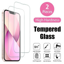 2-Pack Tempered Glass Screen Protectors for iPhone 16, 16 Plus, 16 Pro, 16 Pro Max – Ultra-Thin, Scratch-Resistant, High Clarity, Easy Install