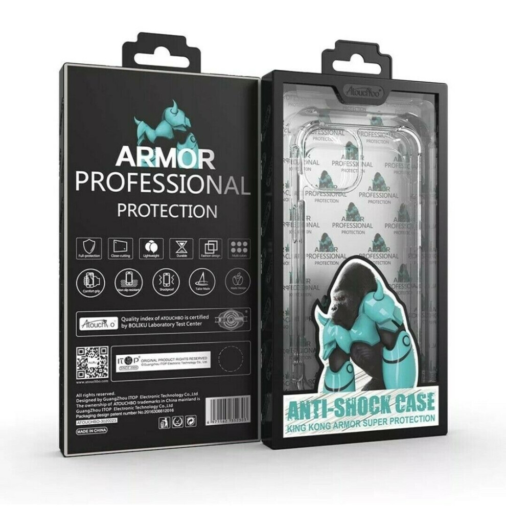 Case For Samsung S24 Anti Burst Shockproof Armour Soft Clear 7865576489559