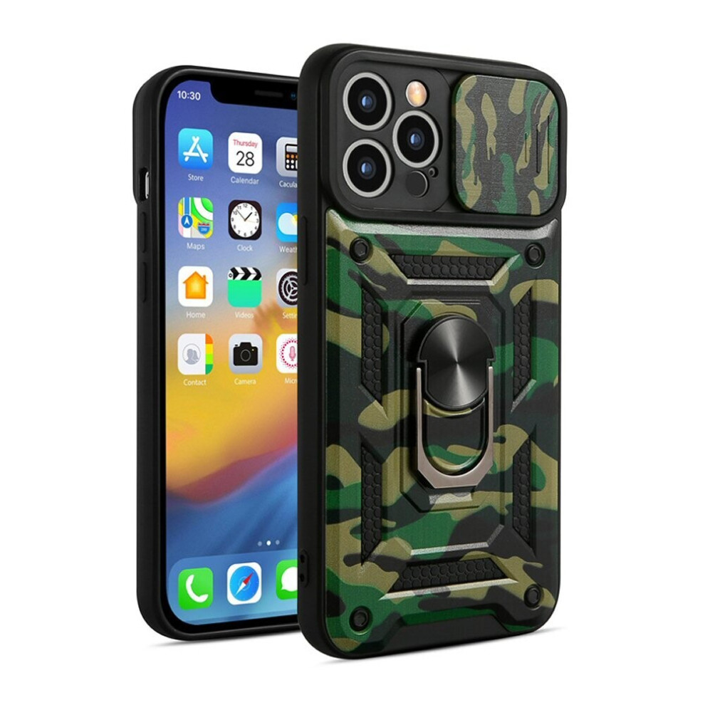 Shockproof Case Compatible With Iphone 13 Pro Max In Hybrid Armor Cover Green 7427277363677