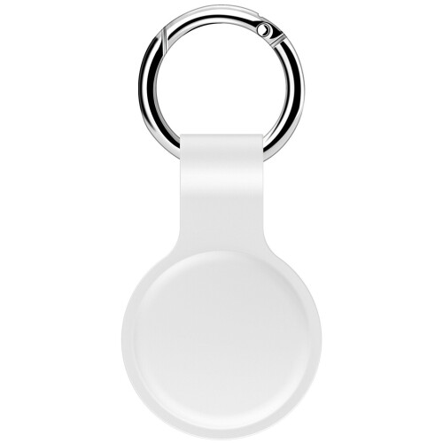 Silicone Protective Case Holder Compatible with Air Tags in White