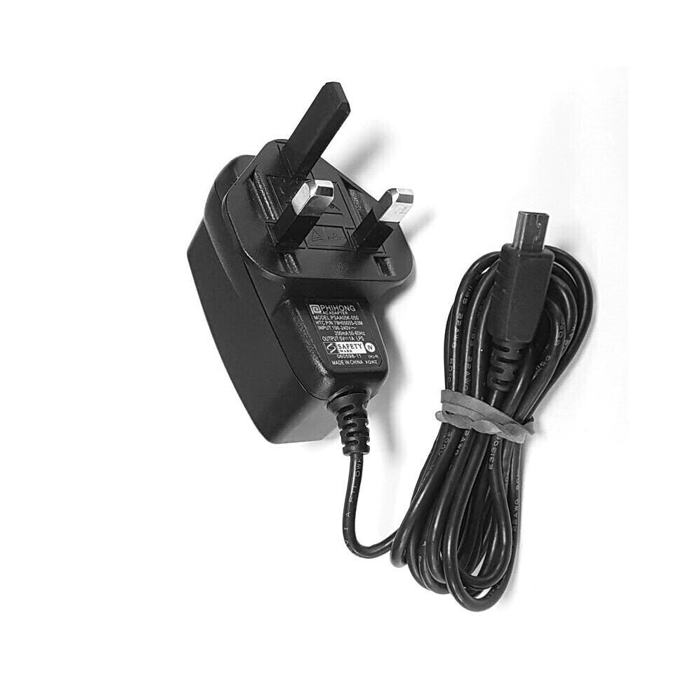 Phihong UK AC Power Adapter Plug 5V 1A Mini USB PSAA05K-050