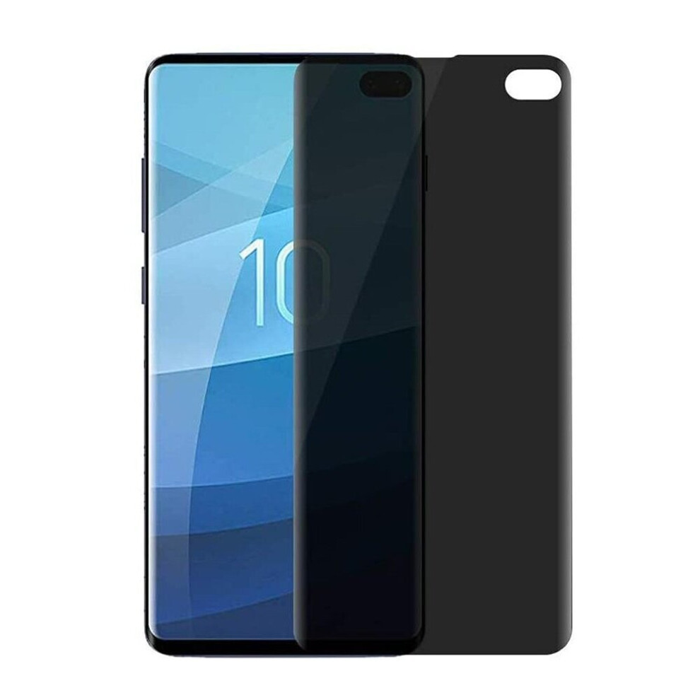 Compatible With Samsung Galaxy S10 - Tough Plastic Privacy Screen Protector