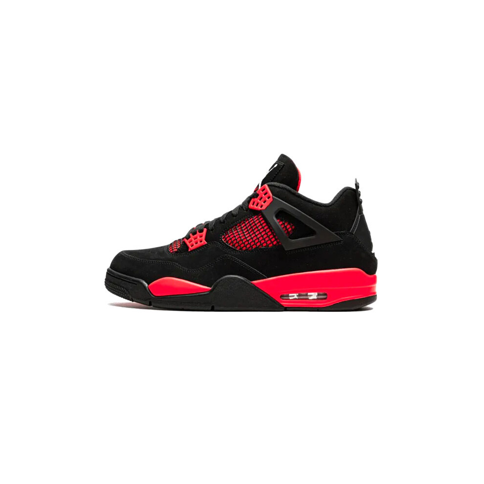 (UK6.5/EUR40.5/25.5CM ) Air Jordan 4 Retro GS Red Thunder Boys' Women Shoes Trainers