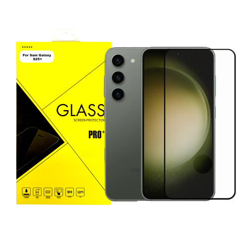 For Samsung Galaxy S25+ Full Cover Tempered Glass Screen Protector