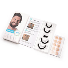 (black) Magnetic Nasal Strips for Reduce Snoring, Sleep Nasal Dilators Starter Kit Nose Breathe Strips