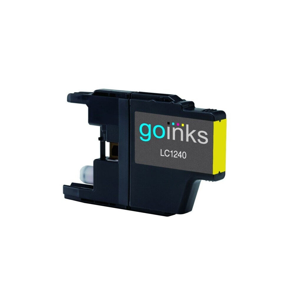 Cartouche d'encre jaune compatible 1 Go Inks pour remplacer Brother LC1240Y & LC1220Y/non-OEM pour les imprimantes Brother DCP & MFC
