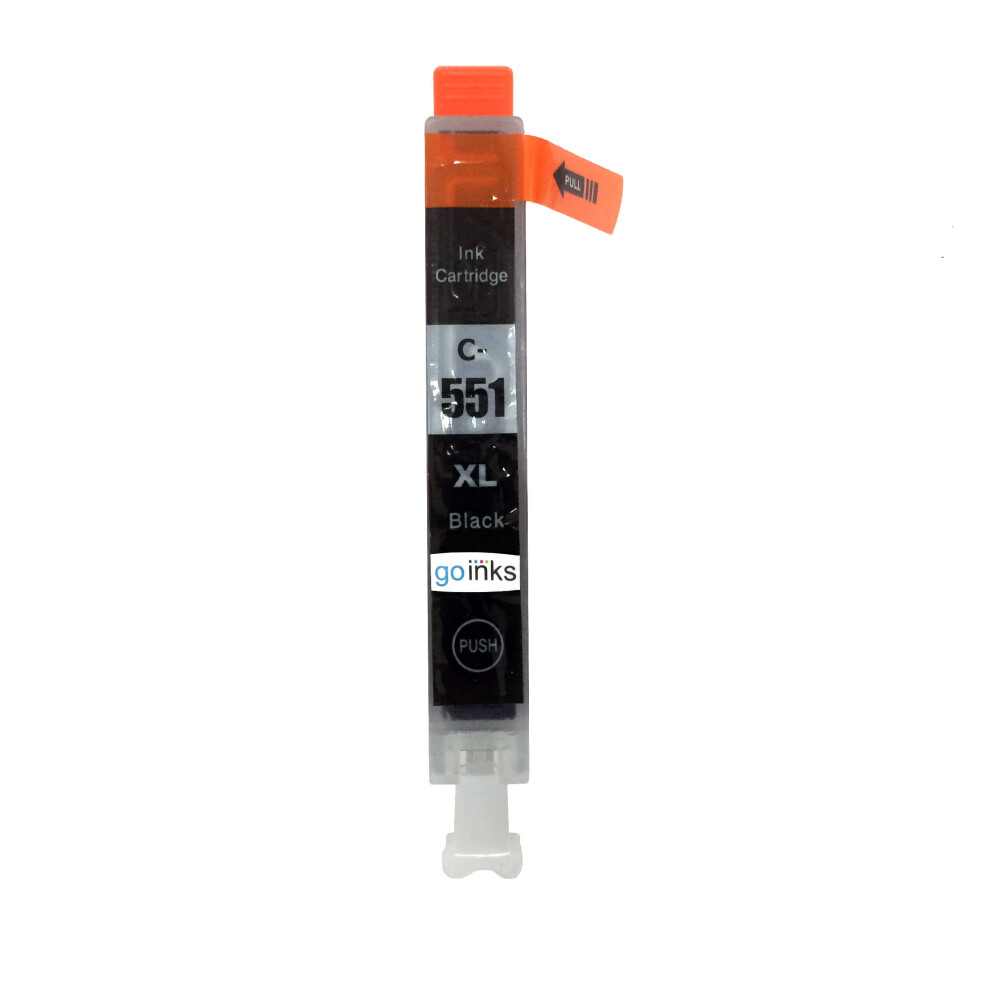 Cartouche d'encre noire compatible 1 Go Inks pour remplacer la cartouche Canon CLI-551Bk/non-OEM pour les imprimantes PIXMA