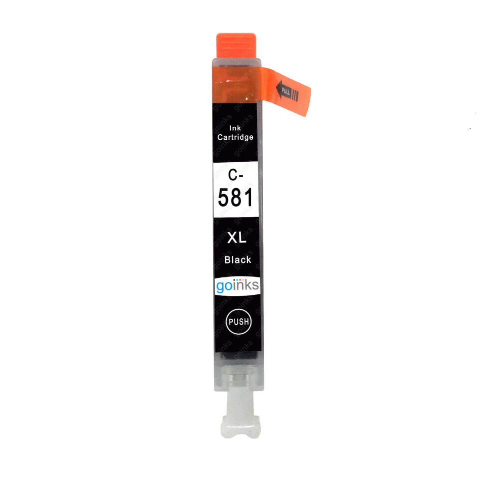 Cartouche d'encre noire compatible 1 Go Inks pour remplacer la cartouche Canon CLI-581Bk / non-OEM pour les imprimantes PIXMA